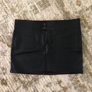 Von Dutch black mini skirt, size small